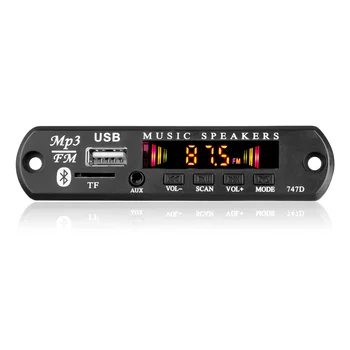 Bezdrôtový Bluetooth 5.0 9V/12V MP3/WMA/WAV/APE/FLAC Dekodér Rada Car Audio USB TF FM Rádio Modul Hudobný Prehrávač MP3, Diaľkové Contor
