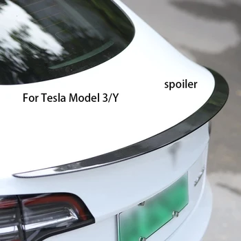 Pre Tesla Model 3 2017-2020 2021 Zadný Kufor Pery Uhlíkových Vlákien ABS Spojler Krídlo Auto Tvarovanie Zadného Kufra Spojler Model 3 Príslušenstvo