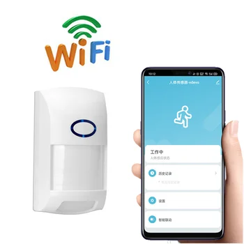 Tuya Smart WiFi Infračervené Detektory Pohybu Senzor, Alarm Kompatibilný S Tuyasmart APLIKÁCIE Smart APP Život