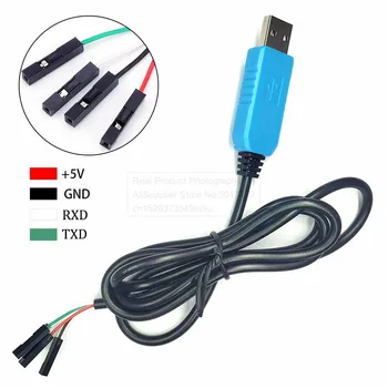 PL2303 TA USB TTL RS232 Previesť Sériové Stiahnuť Kábel PL2303TA Kompatibilný s WinXP Win 7 8 8.1 Win10 Vista A