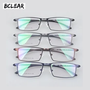 BCLEAR Hot nový príchod zliatiny rám optickej okuliare podnikania muži predstavenie rám pre krátkozrakosť presbyopia full frame 9068
