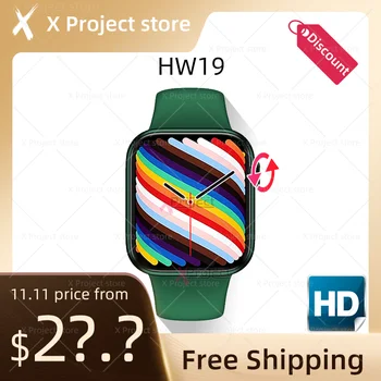 IWO Pôvodné HW19 Smart Hodinky Série 6 DVE Tlačidlo DIY Tvár Bluetooth zavolať Muža, Ženy Smartwatch pre iOS PK W56 HW16 HW22 M16 W26