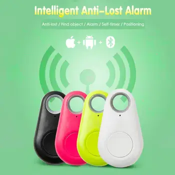 Nové Mini Móda Inteligentný Pes, domáce Zvieratá Bluetooth 4.0, GPS Tracker Anti-stratil Alarm Značky Bezdrôtový Dieťa Vrecka Peňaženku Key Finder Locator