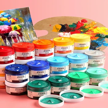 34 Color Studio 100 ML Akrylová Farba chranenim Diy Kreatívny Dizajn Nástenné Maľby Maľované Ručne vyrábané Textilné Farby