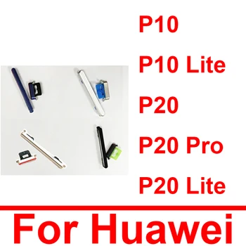 Hlasitosť+Energie Na Vypnutie Tlačidlá Pre Huawei P10 P20 Lite P20 Pro Napájania Ovládanie Hlasitosti Strane Klávesov Pre Huawei P10 lite pro P20