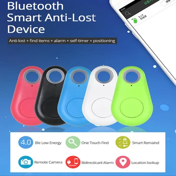 Bezdrôtový Bluetooth Tracker Anti-stratil Alarm Smart Tag Dieťa Vrecka Peňaženku Key Finder GPS Lokátor s Free Mobile APP Monitorovanie