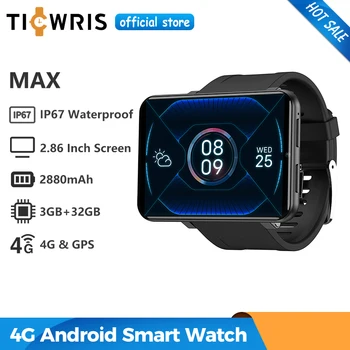 2023 Nové Ticwris Max 4G Android Hodinky 2.86