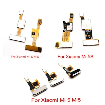 Nový Skener Odtlačkov prstov Flex Stužkový Kábel Pre Xiao Mi 5 5 6 Mi5 Mi5s Mi6 Dotykový Snímač ID Tlačidlo Domov Vrátiť Montáž