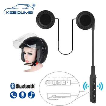 BT19 Moto Prilba Headset Bluetooth V5.0 Motocykel Bezdrôtové Stereo Slúchadlá Reproduktor Podpora Handsfree Mikrofón Ovládanie Hlasom
