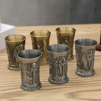 50ML Teacup Kráľovná Apollo Vzor Egypt poháre na Víno, Kávové Hrnčeky, Dekoratívne Výstrel Pohár Koktaily Šálku Čaju Pitnej Pohár tazas de te