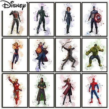 Marvel Avengers Superhrdina 5D Diamond Maľovanie Iron Man Drahokamu Obrázok Korálky Výšivky Plný Diamond Mozaiky Domova Darček
