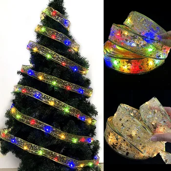Vianočný Strom Dekorácie Pásky LED Svetlo String Vianočné Scény, Dekorácie, Závesné Ozdoby 2023 Vianočné Dekorácie Dodávky