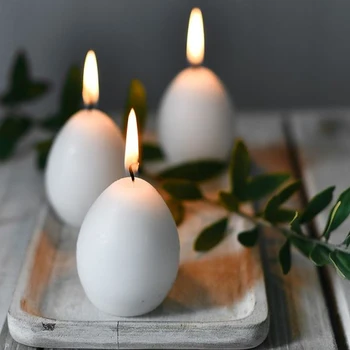 3D Simulácia Vajcia Sviečka Formy DIY Kačacie Vajcia Husacie Vajce, Tvar Sviečka, Takže Silikónové Formy Ručné Mousse Mydlo Formy Domova