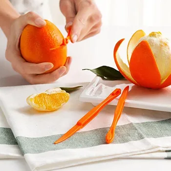 4pcs Užitočné Gadgety Orange Odstraňovač Pokožky Citrusové Otvárač Ľahko Otvoriť Citrusové Ovocie Nástroje Orange Škrabka Kuchynský Nástroj