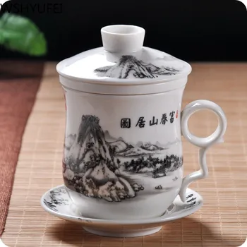 Čínsky keramické šálku čaju so sitkom Čaj nastaviť čaj nastaviť Oolong čaj Pu ' er šálku čaju Cestovné šálku čaju Office domácnosti čaj nastaviť WSHYUFEI