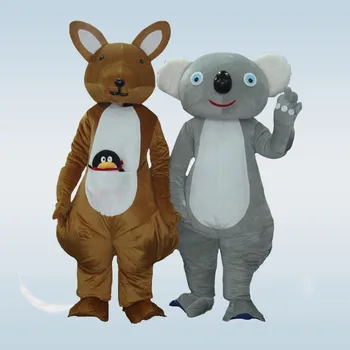 Hot Predaj 2019 Dospelých Krásna Koala Klokan Maskot Kostým Zákazku Maskot Maškarné Kostýmy Zvierat Kostým Party Kostýmy