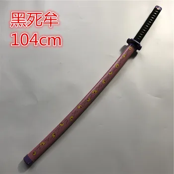 104 cm Anime Démon Vrah:Kimetsu Č Yaiba meč Kokushibou Tsugikuni Michikatsu Nôž dreva cosplay Rekvizity Meče Zbraň