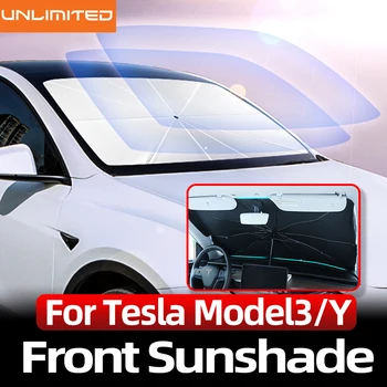 Auto Slnečník Predné Okno Pre Tesla Model 3 Model Y slnečník Titán Silve rumbrella čelné Sklo Výbava Dekoratívne Doplnky