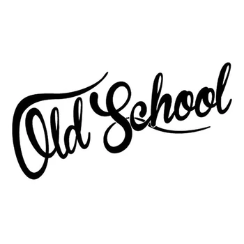 Starej Školy, Auto Nálepky, Auto Euro Vinyl Oldstyle Vintage Vinylové Nálepky Nepremokavé