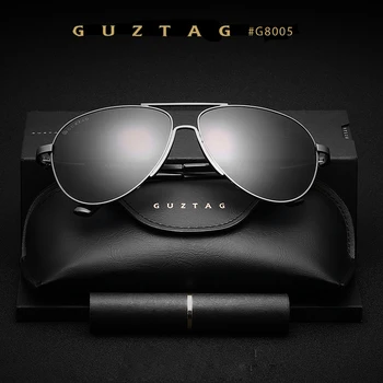 GUZTAG Unisex Hliníkové Polarizované UV400 Ochrana Ultralight Slnečné Okuliare Módne Klasické Vonkajšie slnečné Okuliare pre Mužov, Ženy G8005