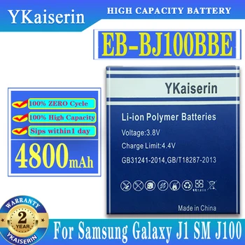 YKaiserin EB-BJ100CBE 4800mAh Batérie Pre Samsung Galaxy J1 J100 SM-J100F J100FN J100H J100M J100Y J100D Sledovať Kód