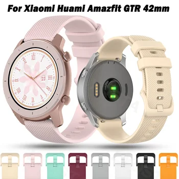 Originálne silikónové Šport Smart Watchband Pre Xiao Huami Amazfit GTS 2/GTR 42mm/GTS/His Sledovať Farebné Pracky Náramok Náramok