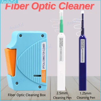 Optický Čistenie Box Optického Vlákna Cleaner Pero Optických Čistiace Pero 2,5 mm LC MU 1,25 mm SC/ST/FC Cleaner Kazeta