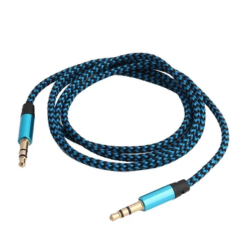 3,5 mm Jack Audio Kábel Jack 3,5 mm Samec Samec Audio Aux Kábel Pre Samsung S10 Auto Slúchadlá Reproduktor Drôt Line Aux Kábel 2021