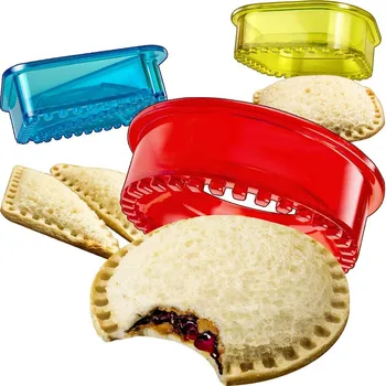 3ks Chlieb Formy Plastové DIY Sandwich Fréza Fóliou Raňajky Lunchbox Prípitok, Raňajky Tvorby Plesní, Kuchyňa Chlieb, Hrianka Plesní
