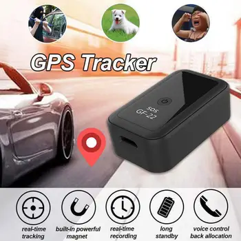 Nové GF22 Mini GPS Tracker Reálnom Čase, Auto GPS Tracker Hlasové Ovládanie Magnetické Anti-Stratené Zariadenie, Auto Vozidla GPS Lokátor Localizador