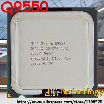 Originálne procesory Intel Core 2 Quad Q9550 Procesor (12M, 2.83 GHz,1333MHz) LGA775 CPU Desktop doprava Zadarmo loď sa v rámci 1 deň