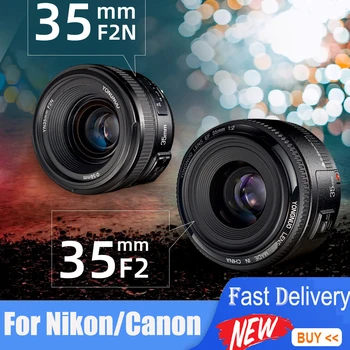 Yongnuo YN35mm šošovky, 35mm F2 /F2N Auto širokouhlý Veľké Apertúry Focus objektív Pre Canon 450D 550D 650D / pre Nikon D7100 D3200