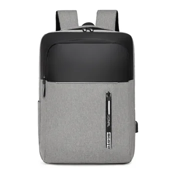 Laptop Backpack Nepremokavé 15.6 Palce Počítač Taška cez USB Anti-theft Štýlové Multifunkčné Školské Tašky pre Teenager, Cestovanie