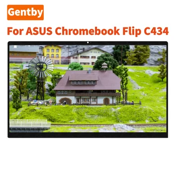 Originál Nové Pre ASUS Chromebook Flip C434 C434T C434TA FHD 1920*1080 14-palec 30 Kolíky LCD Displej Montáž S Palube Náhradné