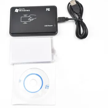 1pcs/Veľa RFID technológie NFC Čítačky a Spisovateľ 13.56 Mhz ISO14443A Ultralight +5 ks 13.56 Mhz NFC Karta +USB Kábel+SDK