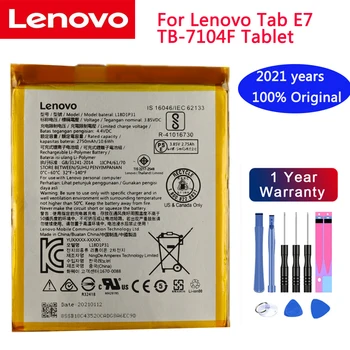 100% Originálne Lenovo Náhradné Batérie L18D1P31 2750mAh Na Kartu Lenovo E7 TB-7104F Tablet Batérie+bezplatné nástroje