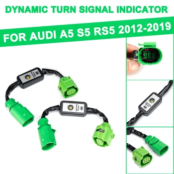 Pre Audi A5 S5 RS5 2012 2013 2014 2015 2016 2017 2018 2019 Dynamické Zase Signálu Indikátor LED zadné svetlo Add-on Modul Kábel