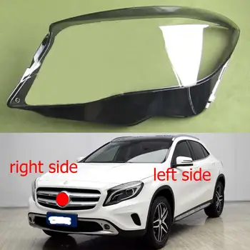 Pre Benz W156 GLA GLA200 GLA220 GLA260 2015 2016 2017 Lampshades Svetlomety Transparentné Tienidlo Lampy Svetlometov Kryt Objektívu