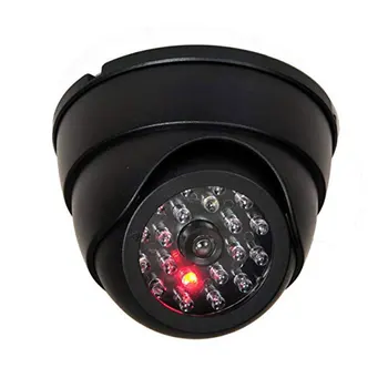 Nové Falošné Dome Kamera s Blikajúca Červená LED Falošný Bezpečnostné Kamery Dome Falošné CCTV Kamery