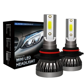 2ks/set Auto LED Žiarovky 9005 9006 H1 H7 LED H11 LED H4 LED Auto Svetlá Žiarovky 90W 12000LM 6000K 12V