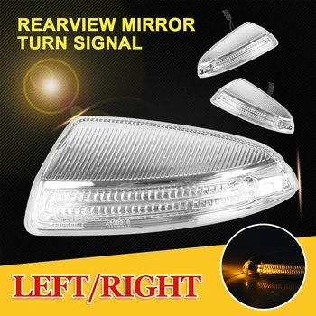 Zase Signálne Svetlo LED, Bočné Zrkadlo na Mercedes-Benz W204 W164 ML300 ML500 ML550 ML320 Spätné Zrkadlo Lampa Dverové Krídlo, Zadný pohľad